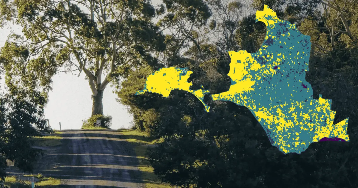 Aerial canopy map of Bass Coast